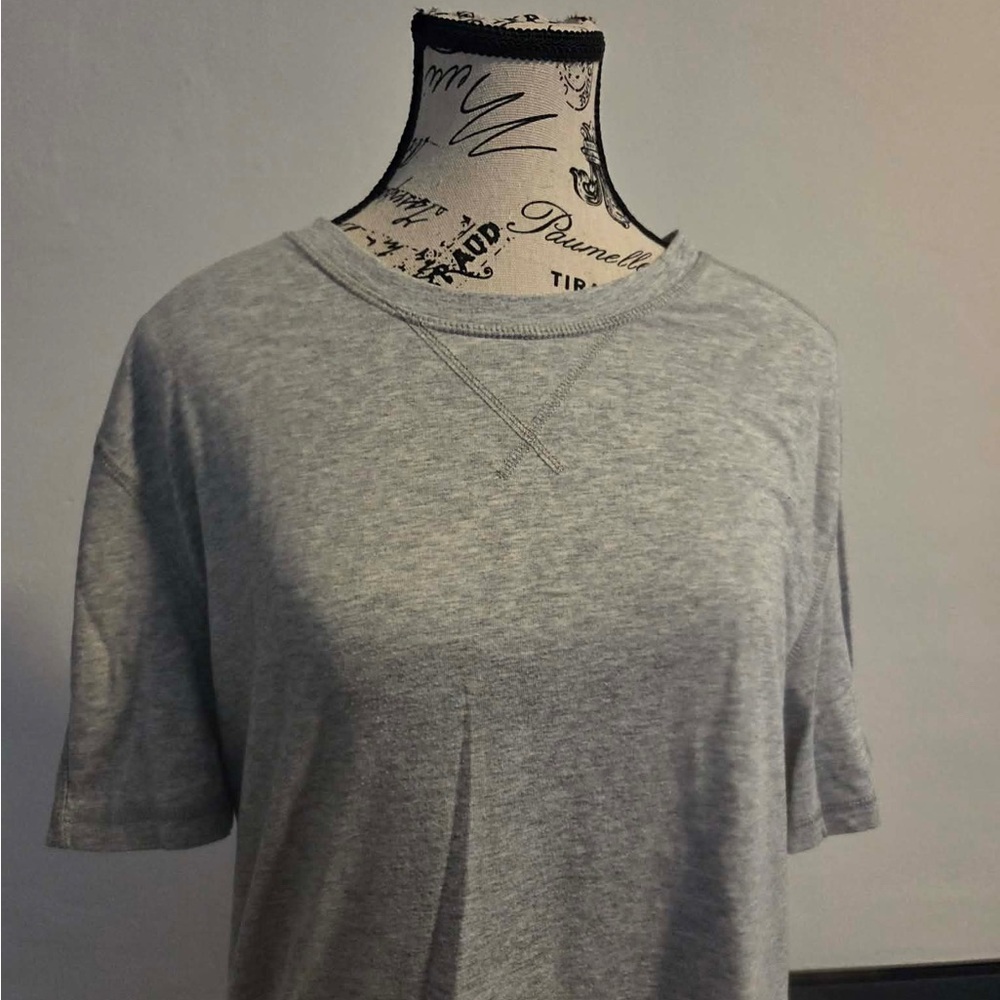Eddie Bauer Men's M Gray Heather Lounge Tee Short Sleeve Casual